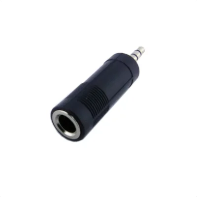 3,5mm-H 6,35mm-M Convertidor Adaptador Copla Audio Stereo Phone-1/4