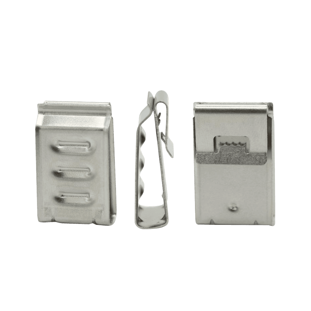 Clips para 4 Cables (Acero Inoxidable)