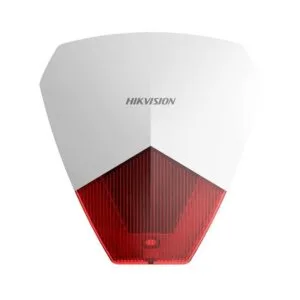 Sirena Cableada Roja DS-PS1-R Hikvision Sirena Cableada Roja