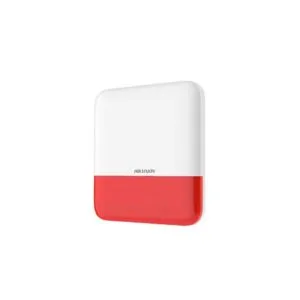 Sirena Inalambrica Roja Para AXPRO DS-PS1-E-WB Hikvision Sirena Inalambrica Roja