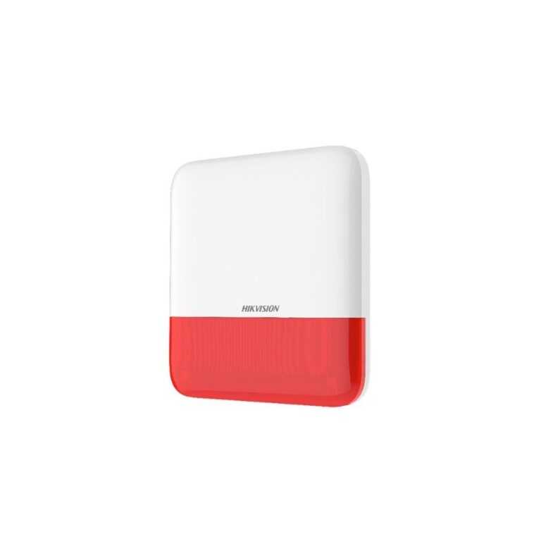 Sirena Inalambrica Roja