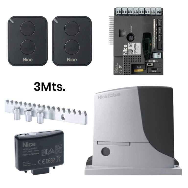 KIT ROBUS 600, 24V. (500kg) 40 Ciclos/Hora, Blue Bus, Solemyo NICE KIT ROBUS 600, 24V.