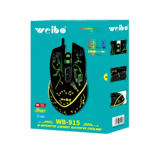 Mouse Gamer Optico WEIBO 915