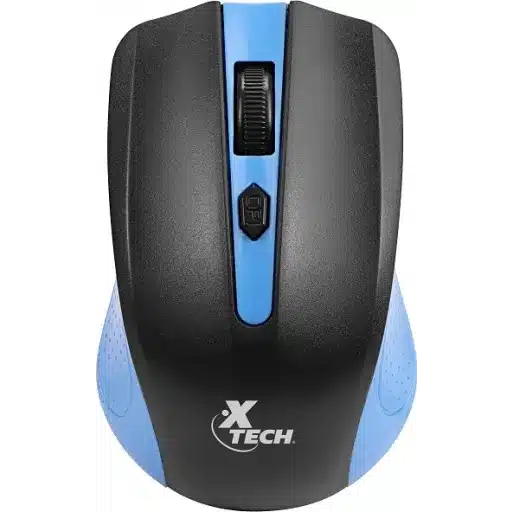 Xtech mouse inalambrico 1600DPI 4 botones Azul