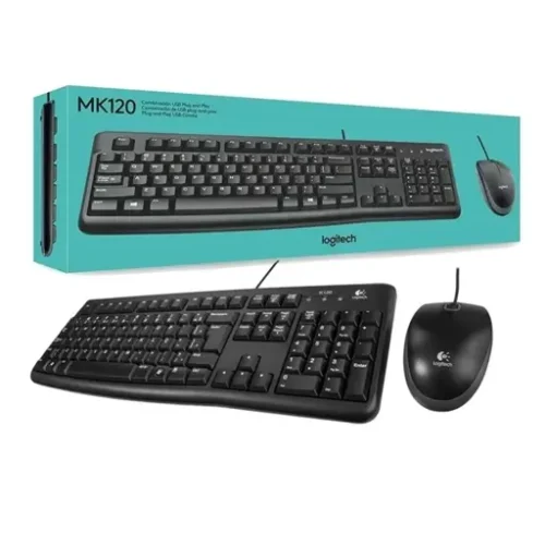 Teclado/Mouse Usb Mk120 Negro/920-004428 Logitech 1 Teclado/Mouse Usb Mk120 Negro/920-004428 Logitech