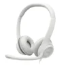 Audifono Con Mic. Usb H390/981-001285/Blanco Logitech