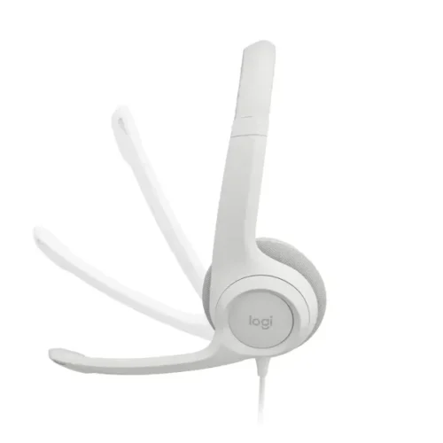 Audifono Con Mic. Usb H390/981-001285/Blanco Logitech