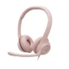 Audifono Con Mic Audifono Con Mic. Usb H390/981-001280/Rosa Logitech