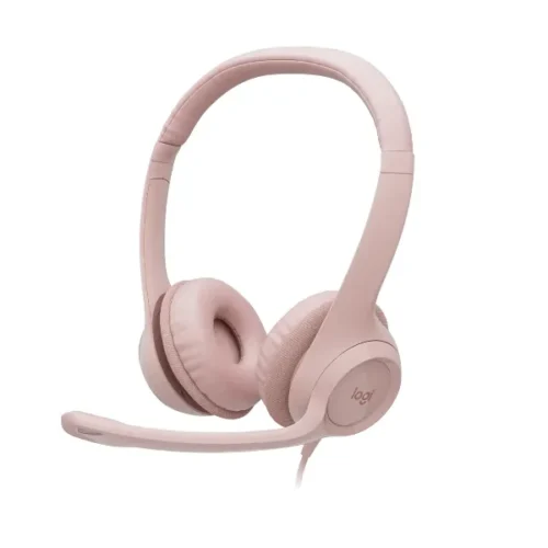 Audifono Con Mic Audifono Con Mic. Usb H390/981-001280/Rosa Logitech