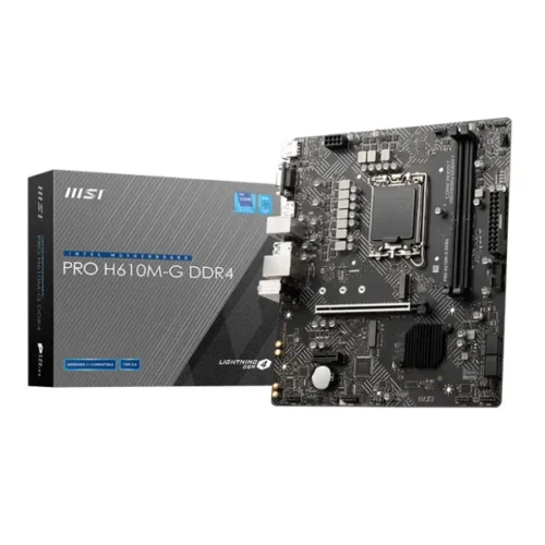 Mb S/1700 Pro H610M-G Ddr4 Gen12/Hdmi/Vga/Dp/Rj45 Msi