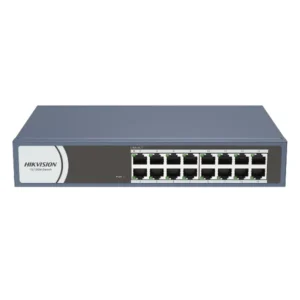 Switch 10/100 16P/Rackeable/No Admin Ds-3E0116R-O/Metálico Hikvision