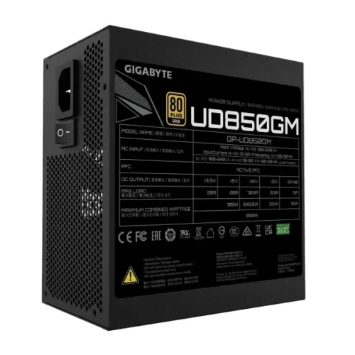Fuente Poder 850W/ 80 Plus Certificada Gold/Ud850Gm/Modular Gigabyte 2 Fuente Poder 850W/ 80 Plus Certificada Gold/Ud850Gm/Modular Gigabyte