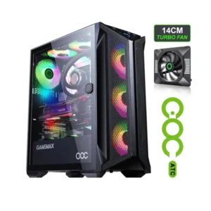 Gabinete Gamer Brufen C1/3Fan Frt/1 Rear Argb/Atx/Matx/Sin Fuente Gamemax 1 Gabinete Gamer Brufen C1/3Fan Frt/1 Rear Argb/Atx/Matx/Sin Fuente Gamemax