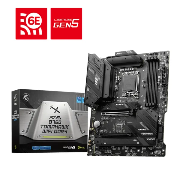 Mb S/1700 Mag B760 Tomawahk Wifi Ddr4/Atx/Hdmi/Dp/Usb C Msi