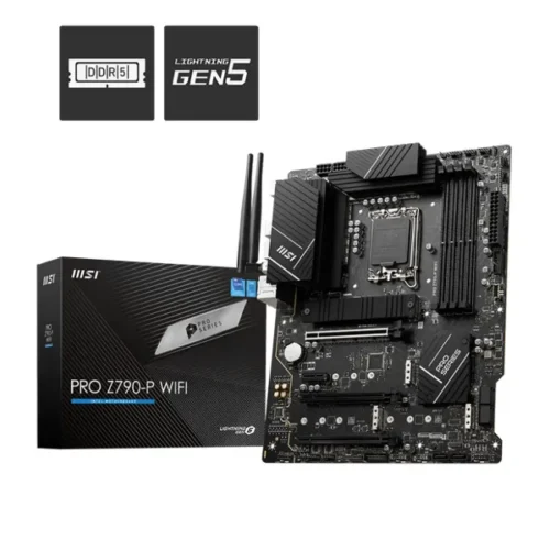 Mb S/1700 Pro Z790-P Wifi Ddr5 Atx/Dp/Dmi/Usb-C/Red Msi