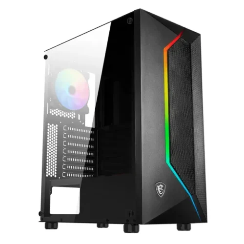 Gabinete Gamer Mag Vampiric 100R/1Fan F Rgb/Atx/Matx/Sin Fuente Msi