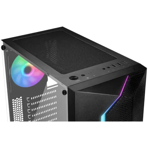Gabinete Gamer Mag Vampiric 100R/1Fan F Rgb/Atx/Matx/Sin Fuente Msi
