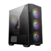 Gabinete Gamer Mag Force M100A/3Fan F 1 Fan Trasero/Sin Fuente Msi