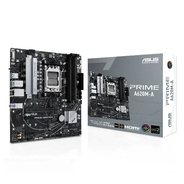 Mb S/Am5 Prime A620M-A Matx/Vga/Hdmi/Dp/Ddr5 Asus