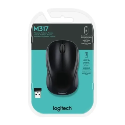 Mouse Inalambrico M317 Black 910-003416 Logitech 2 Mouse Inalambrico M317 Black 910-003416 Logitech