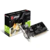 Tarj. Video Pci Exp. 2 Gb Ddr 3 Gt 710 2Gd3 Lp Msi