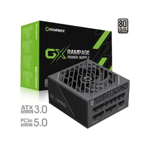 Fuente Poder 1050W/80 Plus Certificada Rampage/Gx1050 Pro Black Gamemax 1 Fuente Poder 1050W/80 Plus Certificada Rampage/Gx1050 Pro Black Gamemax