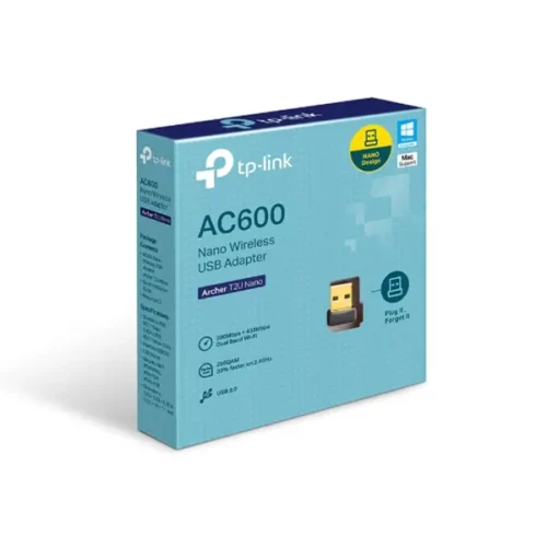 Adaptador Usb Archer T2U Nano Ac600 T2U 2,4Ghz Y 5Ghz Tp-Link