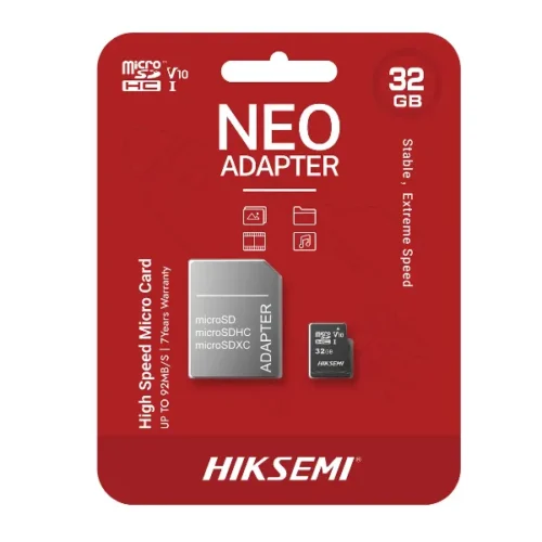 Memoria Micro Sd 32Gb Hs-Tf-C1(Adap)/32G/Neo Hiksemi