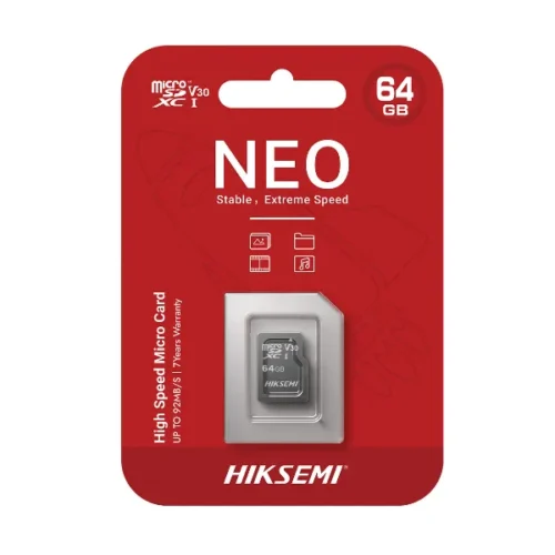 Memoria Micro Sd 64Gb Hs-Tf-C1(Std)Neo Hiksemi