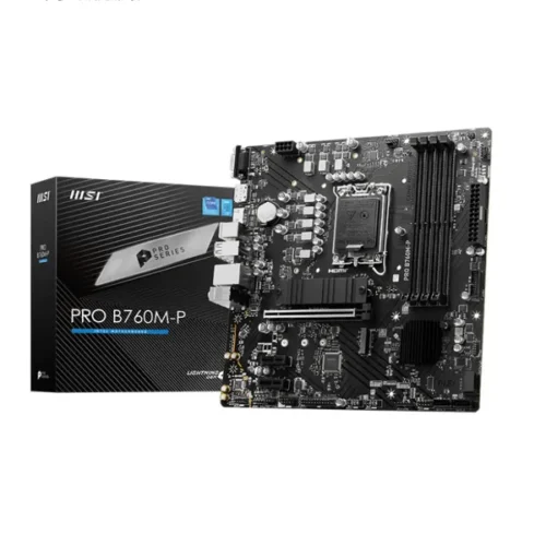 Mb S/1700 Pro B760M-P Ddr5 Matx/Gen12/Dp/Vga/Hdmi Msi