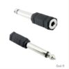Adaptador Audio 3,5Mm A 6,3Mm, Mono.