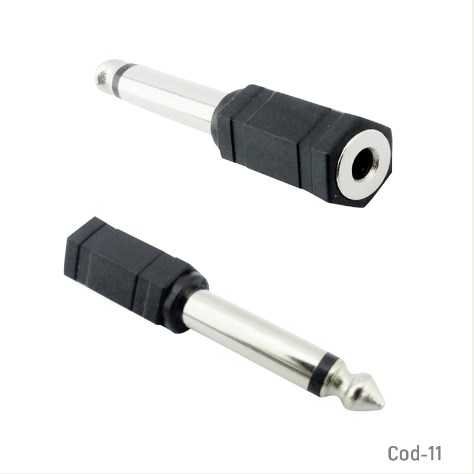 Adaptador Audio 3,5Mm A 6,3Mm, Mono.