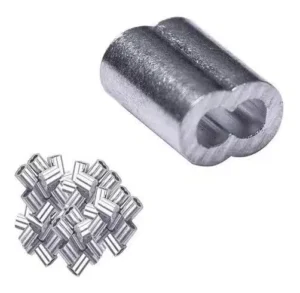 Casquillos de aluminio para Piola 2 A 3 Casquillos de aluminio para Piola 2 A 3.2mm