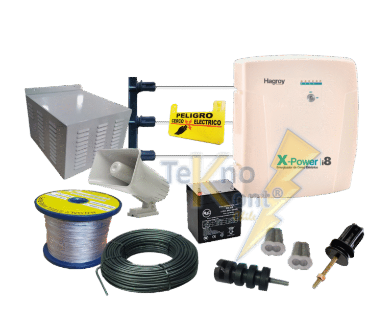 Kit 165 Metros Cerco Electrico Hagroy I8