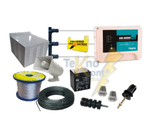 Kit 250 Metros Cerco Electrico Hagroy HR