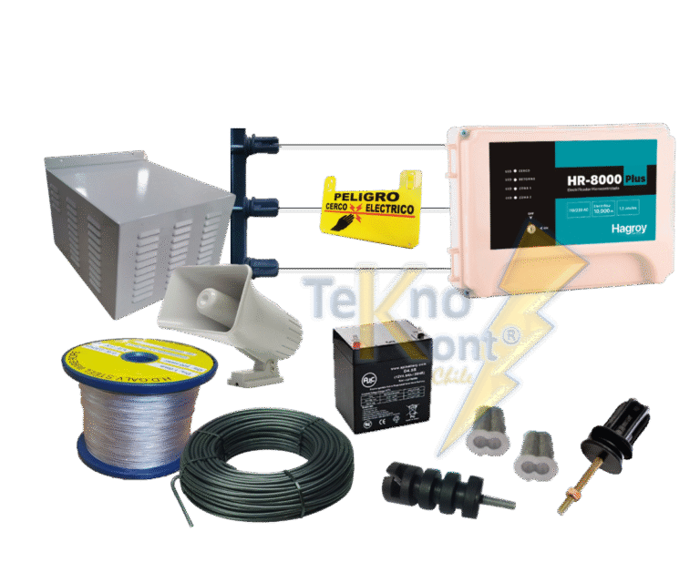 Kit 330 Metros Cerco Electrico Hagroy HR