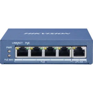 Switch 4GE + 1GE No Administrable DS-3E0505P-E/M Hikvision