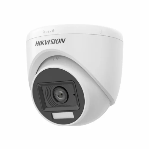 Turret TVI 3K Smart Dual Light 20m Audio DS-2CE76K0T-LPFS 2.8mm Hikvision