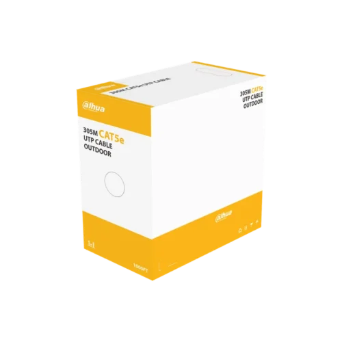 Cable UTP Cat 5e Exterior Dahua 305M 100% Cobre