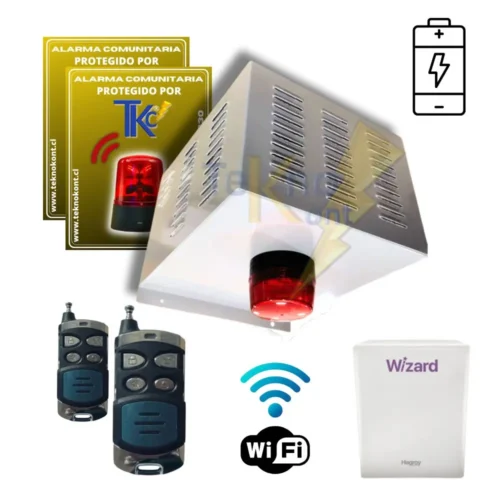 TK-AC0061 Alarma Wifi Largo alcance con bateria