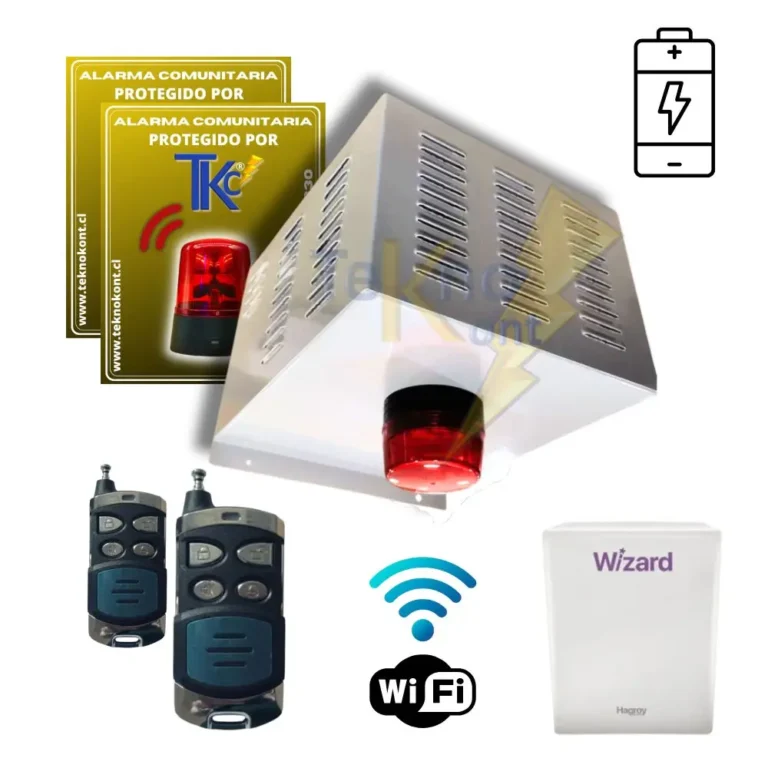 Alarma Wifi Largo alcance con bateria