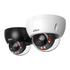 DH-IPC-HDBW2449EP-S-IL-0280B. Cámara IP Dahua tipo mini domo de 4MP iluminación dual con lente fijo de 2.8mm iluminación de hasta 30m protección IP67 IK10 IVS