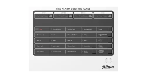 DHI-HY-C102-4. Panel Dahua de control de alarma contra incendios convencional