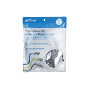 DH-PFM972-6U-2-gray. Patch cord 2 metro Dahua categoría 6 de 24AWG COLOR GRIS