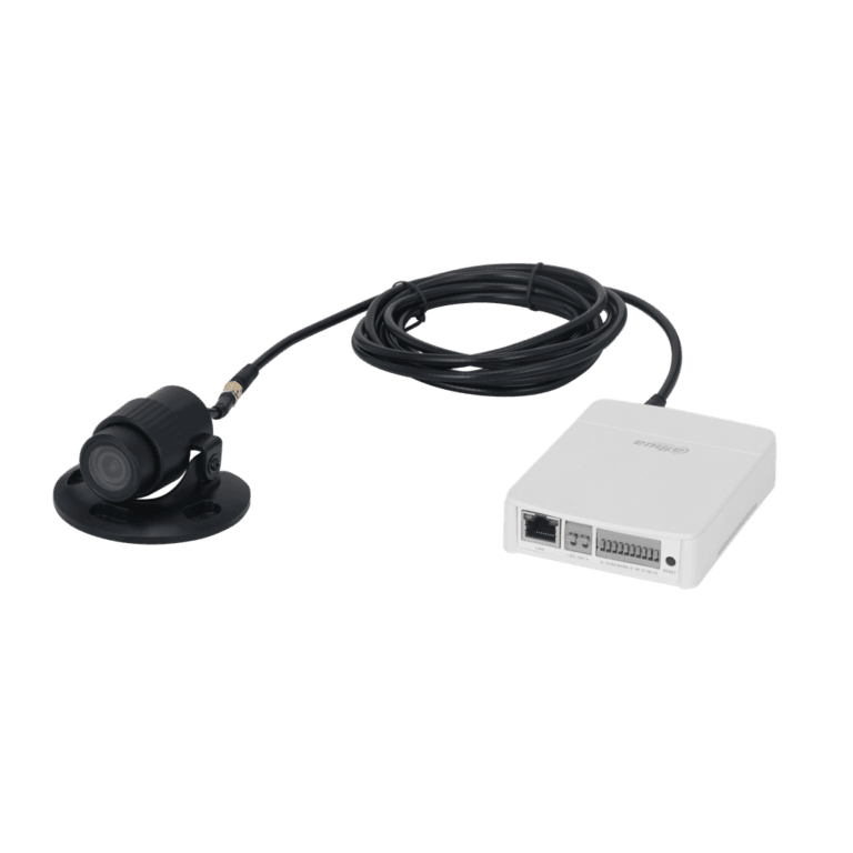 DH-KIT/IPC-HUM8241EP-E1-L3-0280B-S2. Camara Pinhole + Main Box IP Dahua 4MP 2.8mm IA 12v POE IP67