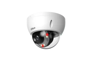 DH-IPC-HDBW2249EP-S-IL-0280B. Cámara IP Dahua tipo mini domo de 2MP iluminación dual con lente fijo de 2.8mm iluminación de hasta 30m protección IP67 IVS