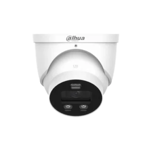 DH-IPC-HDW3449H-AS-PV-0280B-PRO. Cámara IP Dahua tipo Eyeball de 4MP lente fijo de 2.8mm con tecnología doble iluminación y disuasión activa