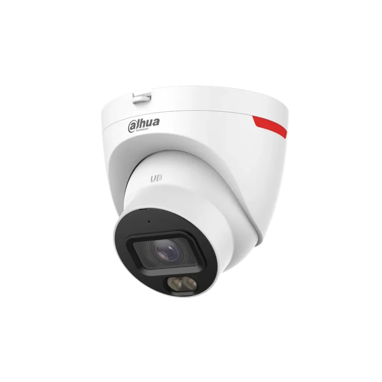DH-IPC-HDW2249TP-S-LED-0280B-PRO. Cámara IP Dahua tipo eyeball de 2MP lente fijo de 2.8mm tecnología WizColor Iluminación de hasta 50m protección IP67