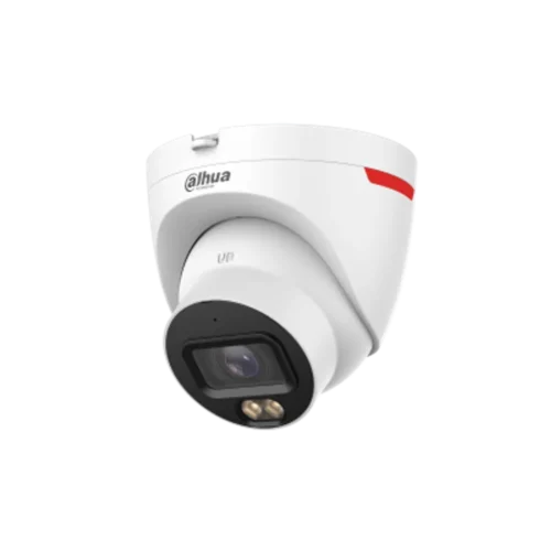 DH-IPC-HDW2449TP-S-LED-0280B-PRO-S1. Cámara Dahua IP tipo Domo, 4MP, Lente Fijo 2.8 mm, Tecnología WizColor, Iluminación con luz blanca 30M, SMD Plus, Soporta Micro SD Hasta 256 G, Protección IP67.