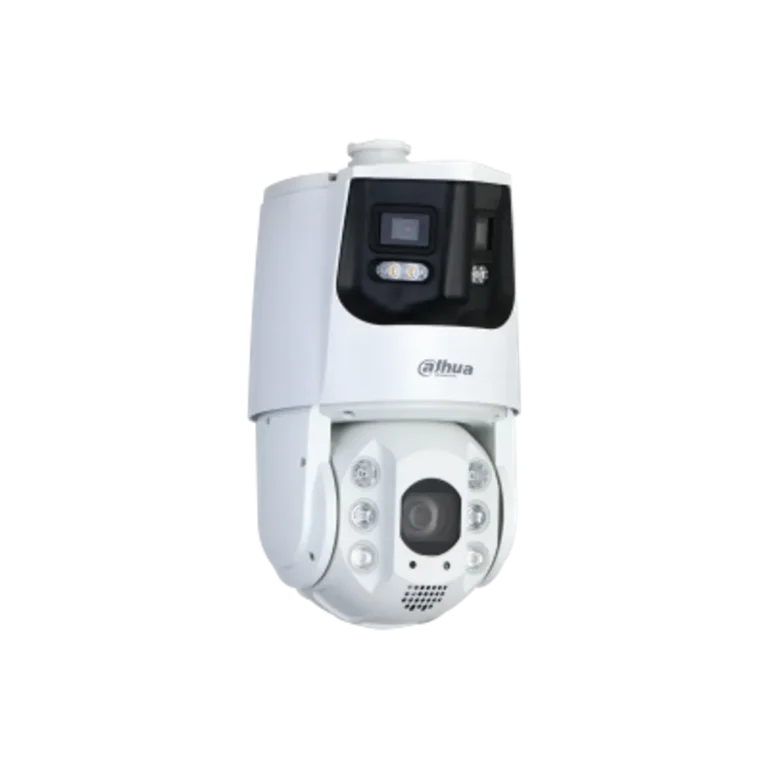 DH-SDT6C432-4P-GB-APV-0280. Cámara PTZ Dahua 4MP 32X + Cámara Panorámica 180° con dos lentes de 4MP, Sirena Integrada, Iluminación Dual Hasta 200 Metros, Posee Detección de Rostro, IVS, IP66.
